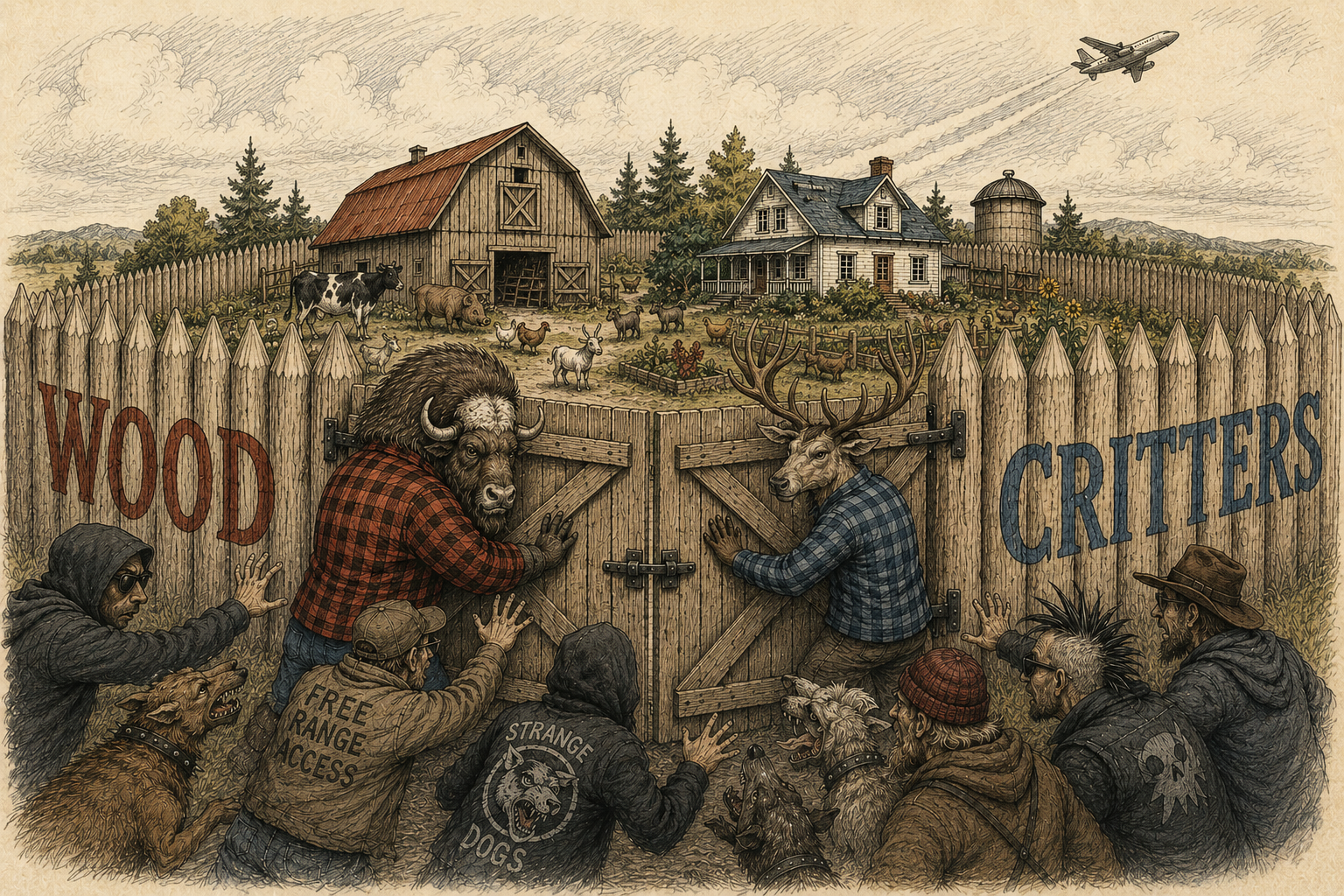 WoodCritters — protecting the farm